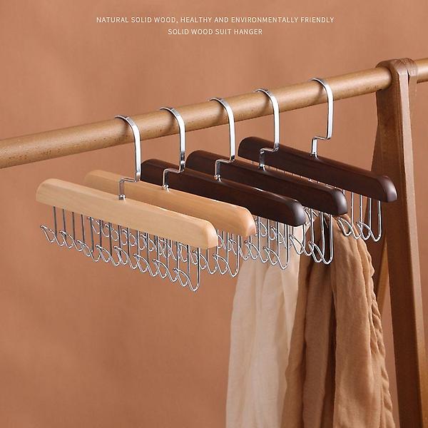  원목 후크형 옷걸이 다용도 넥타이 속옷 후크형