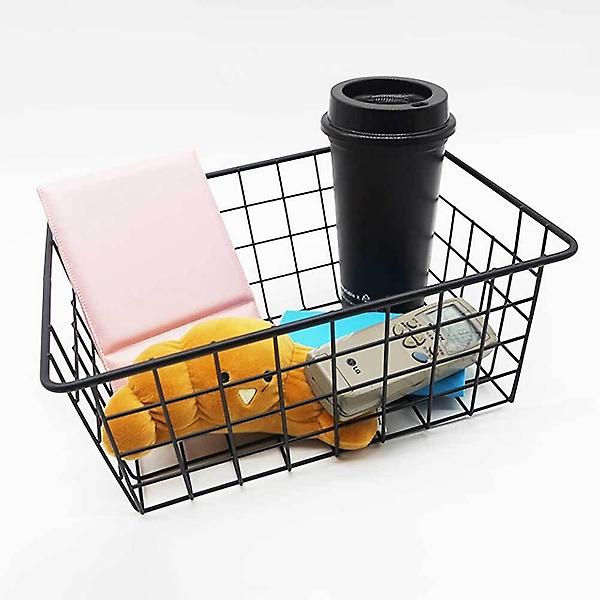  철제 바구니 검정 수납 다용도 바스켓