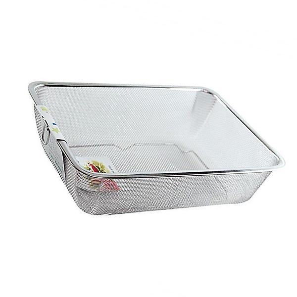  스텐 사각바구니 중A