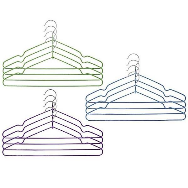  슬립옷걸이 4개입 랜덤 5P 끈나시 원피스 옷정리 행거