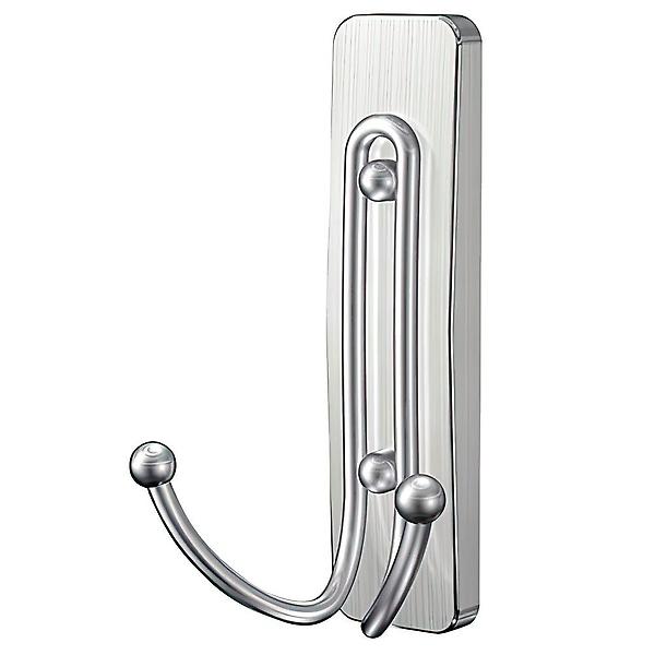  3M 부착식 주방 욕실 수건 옷 걸이 더블 행거 벽부착