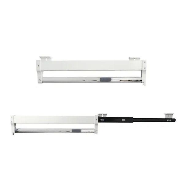  옷장 수납정리 슬라이드 50cm 행거 옷걸이행거 옷행거