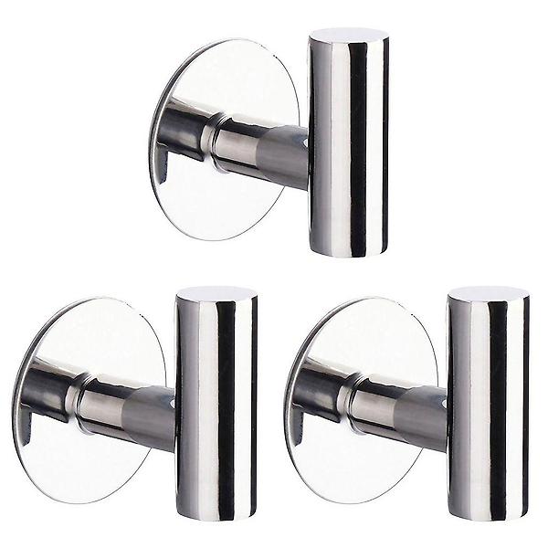  3M 강력 스테인리스 접착식 후크 걸이 실버 3개