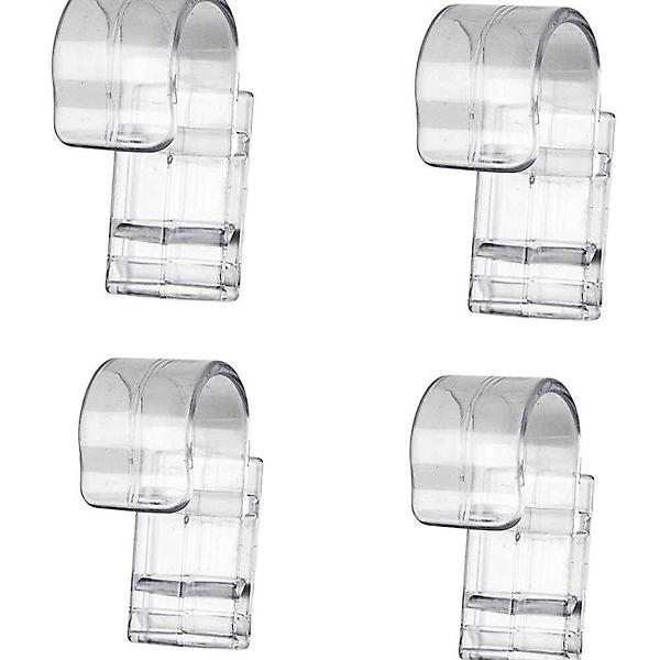  클립 집게 걸이 4개입 투명 치약클립