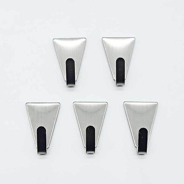 삼각 스테인리스 접착 5P 후크 걸이 달력걸이