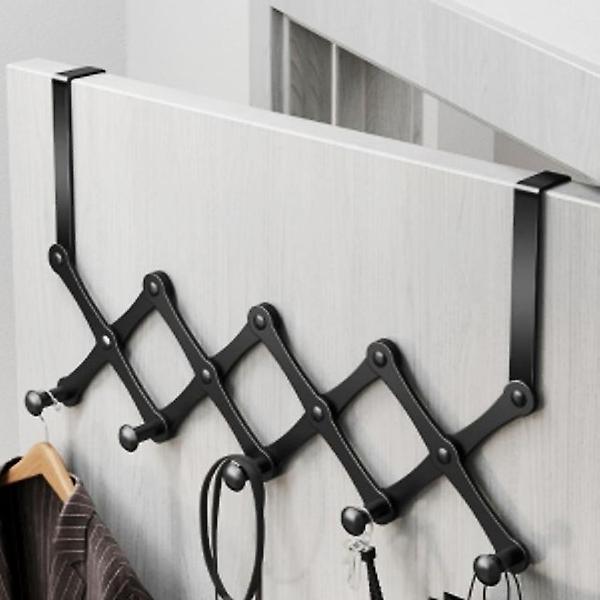  문걸이 행거 퀸하우스 5구 도어 후크 방문 블랙