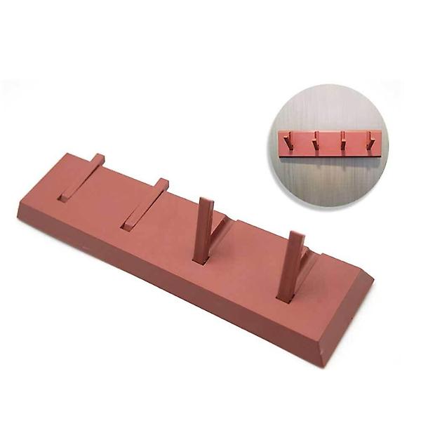  후크걸이 4구걸이 레드 다용도 심플 다용도걸이