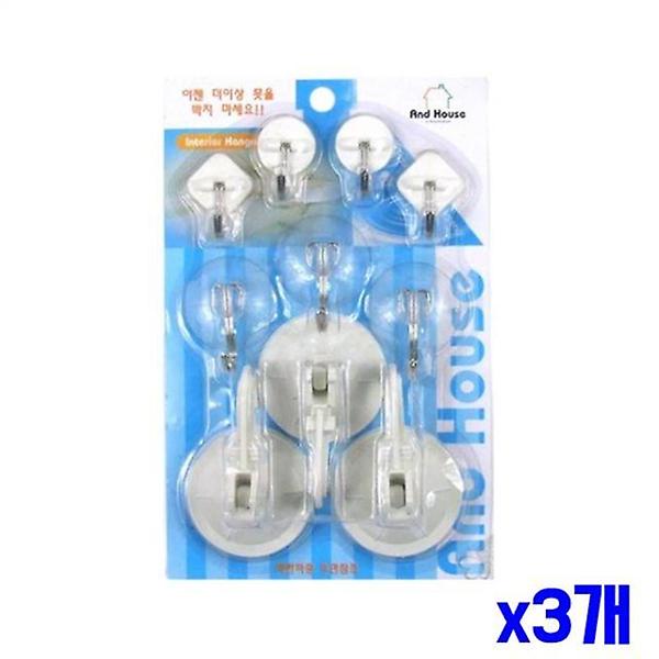  화이트 인테리어 행거 10P x3개 도어용품 도어훅