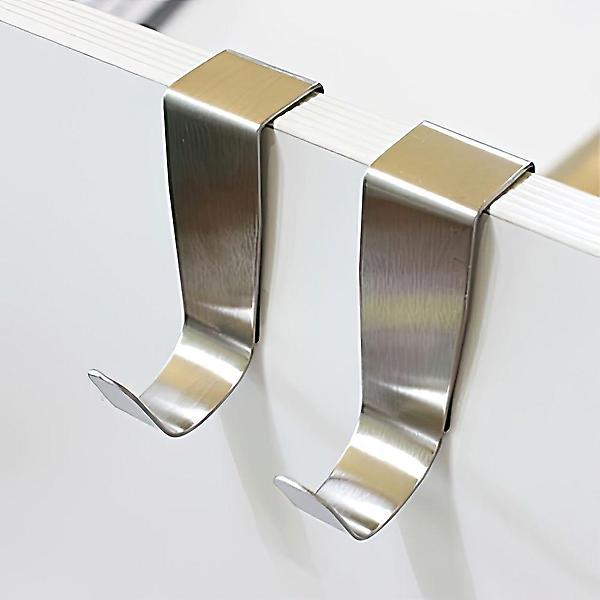  다용도 문걸이 행거 도어 건조대 후크 고리 2P 방문