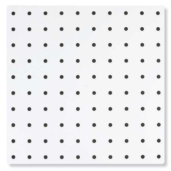  아크릴 타공판 252mm 흰색 페그보 소품 수납 결이