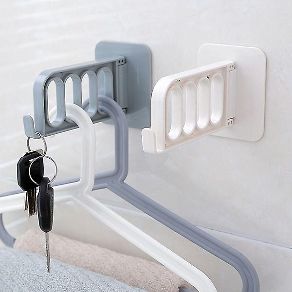  다용도 벽 부착 방 문 옷 걸이 차키 모자 후크 2개