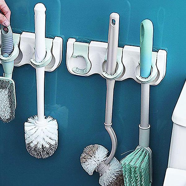  다용도 청소도구 걸이 3구 욕실 걸이 우산걸이