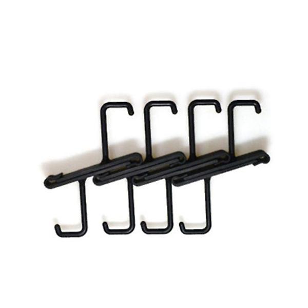  안전하고 튼튼한 철망용고리 ㄷ자형 검정색의 고리