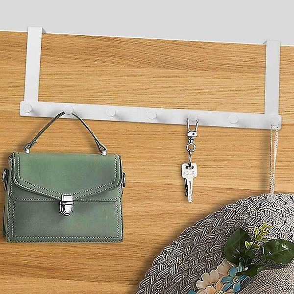  7구 도어 후크 52x18cm 화이트 도어옷걸이 도어후크