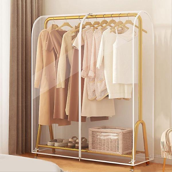  드레스룸 투명 스탠드 행거 커버 의류 옷가림막