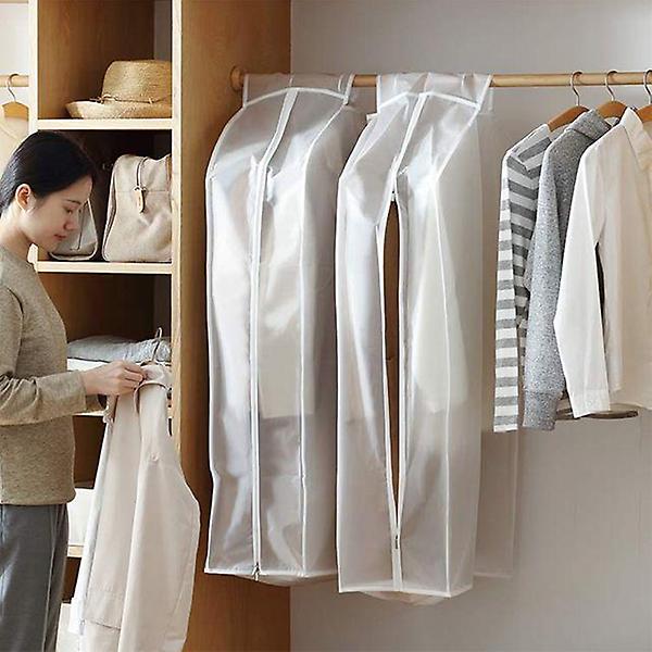  옷커버 행거커버 보관 의류 정리 옷장 비닐 D