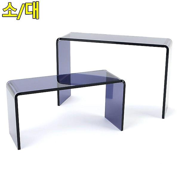  ㄷ형 아크릴 다용도 진열대 소형 인테리어 소품 선반