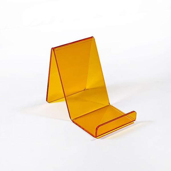  아크릴 받침대+ (대) 투명옐로우 AX06_037