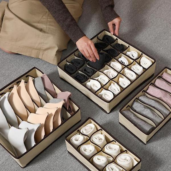  4종 부직포 속옷정리함 보관함 DD-10104 세트 칸막이