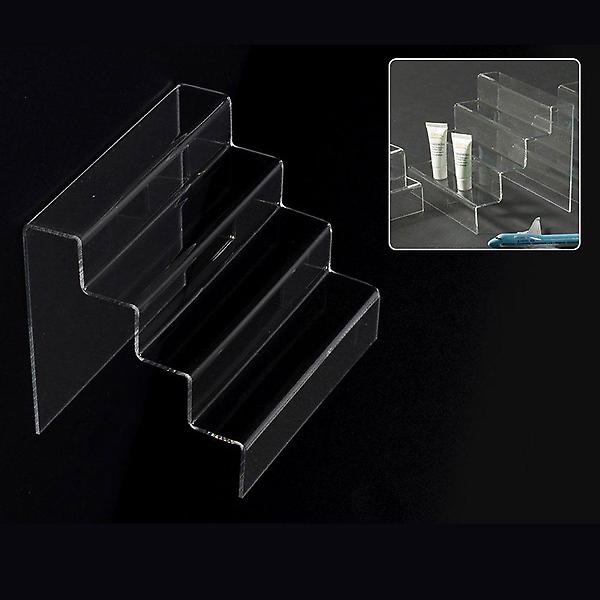  4단 계단식 아크릴 진열대 150mm 소품 디피 전시대