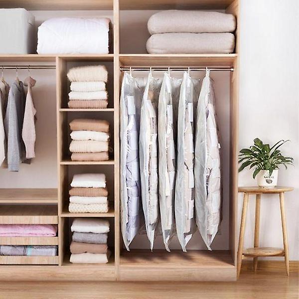  휴대용 옷압축팩 의류 롱패딩 옷장용 옷걸이 압축팩 A