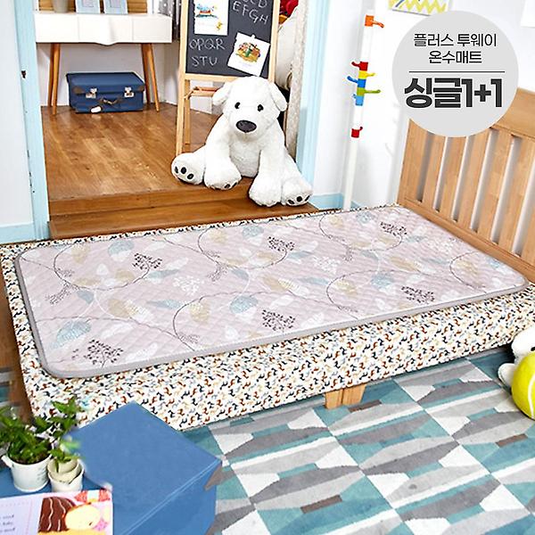  일월 플러스 투웨이 온수 매트 싱글 1+1 세트