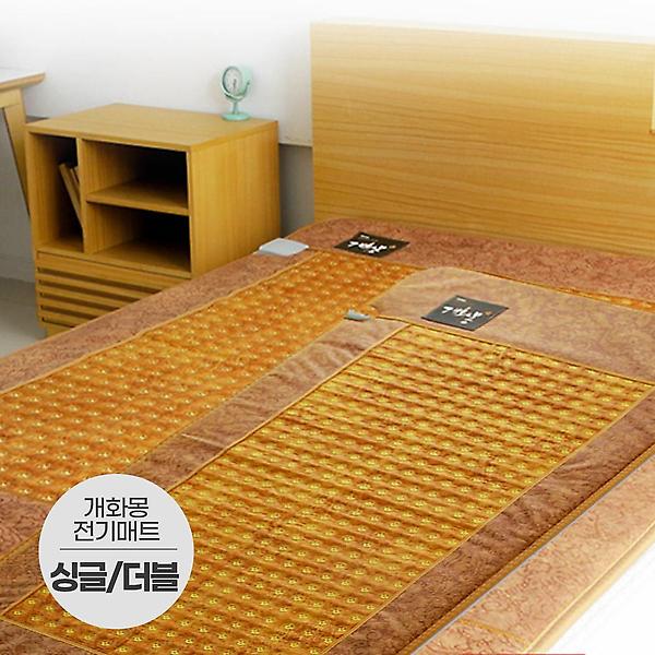  일월 개화몽 전기 매트 싱글+더블 세트 온열 보료 장판 요