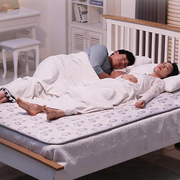  일월 극세사 투톤 카본매트 동작감지 워셔블 전기요 더블