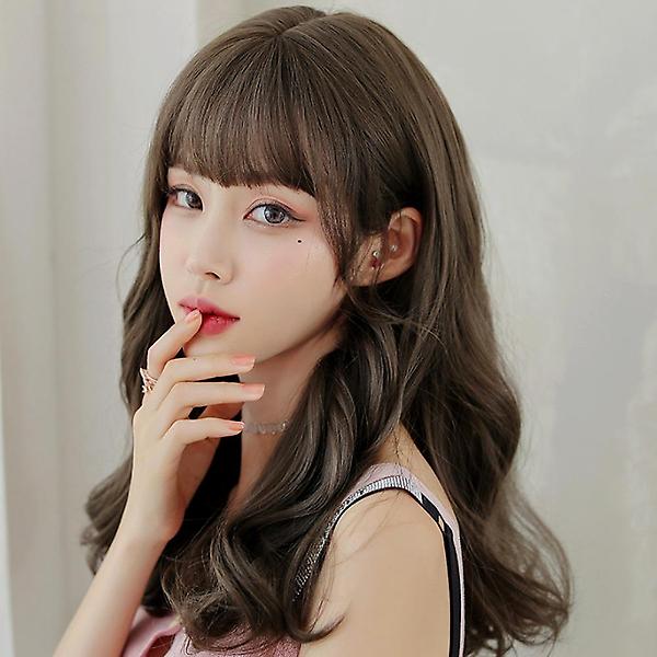  [언니네 가발] 웨이브 긴머리 통가발(올리브브라운)