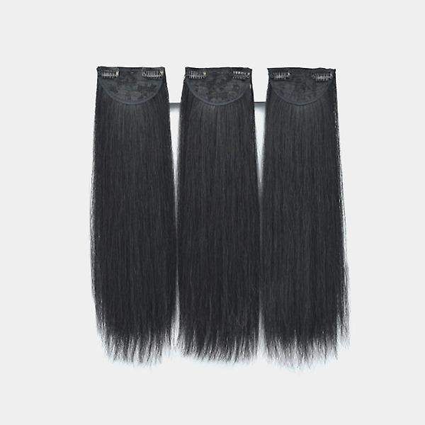  [언니네 가발] 풍성한 부분가발 헤어피스 3p세트(45cm) (블랙)