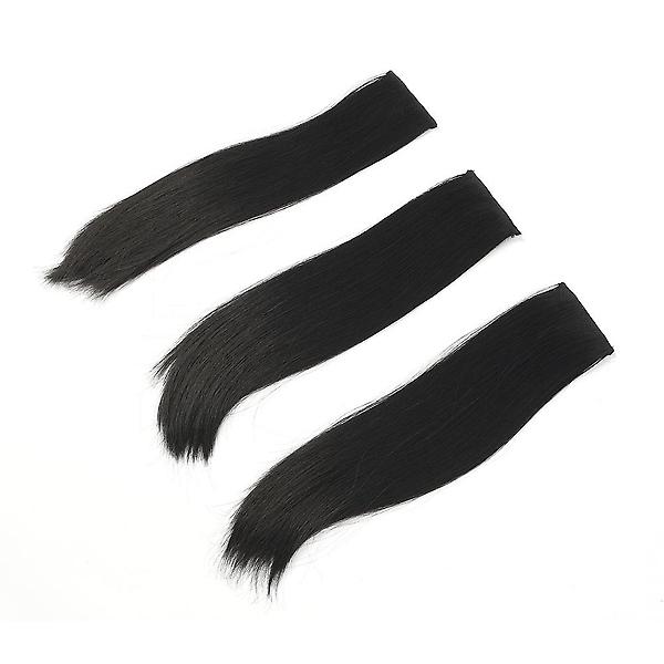  [언니네 가발] 풍성한 부분가발 헤어피스 3p세트(45cm) (블랙)