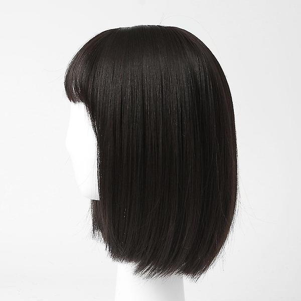  [언니네 가발] 일자컷 단발 통가발(다크브라운)