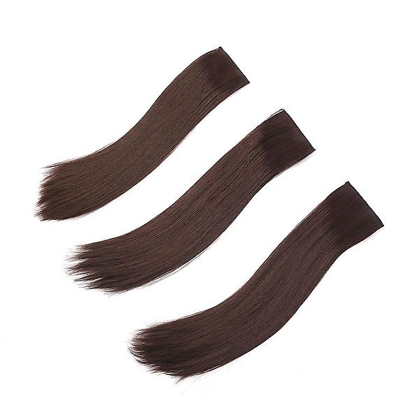  [언니네 가발] 풍성한 부분가발 헤어피스 3p세트(45cm) (레드브라운)