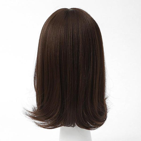  [언니네 가발] C컬 중단발 통가발(내추럴브라운)