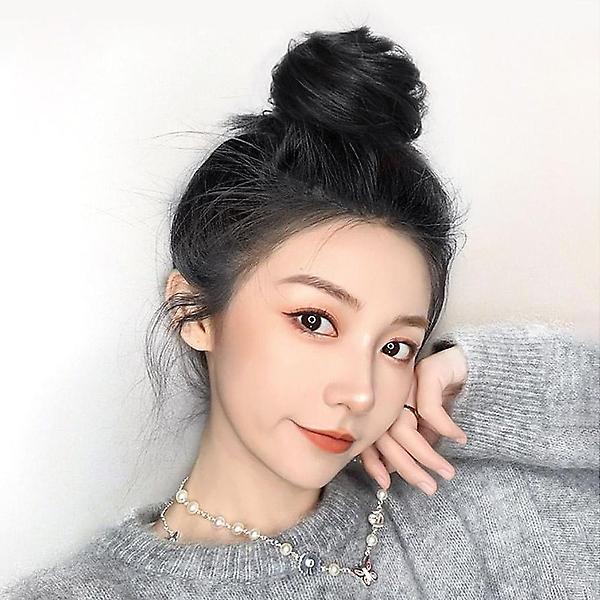  [언니네 가발] 뷰티 올림머리 곱창밴드 가발(내추럴블랙)