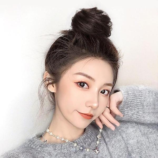  [언니네 가발] 뷰티 올림머리 곱창밴드 가발(브라운)