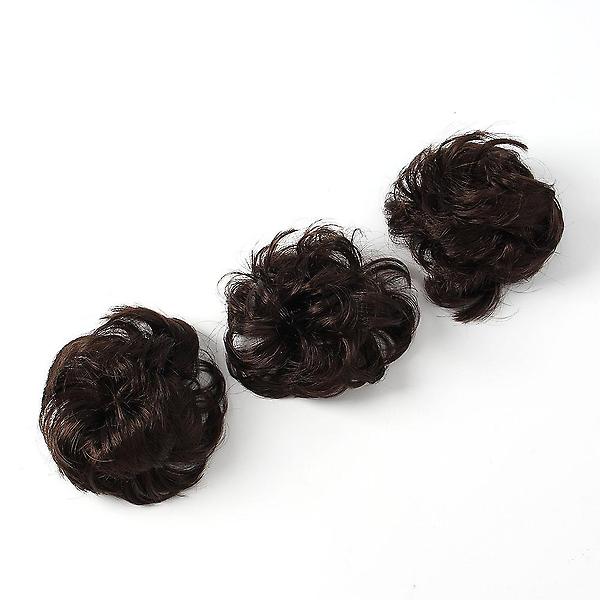  [언니네 가발] 올림머리 곱창밴드가발 3p세트(초코브라운)