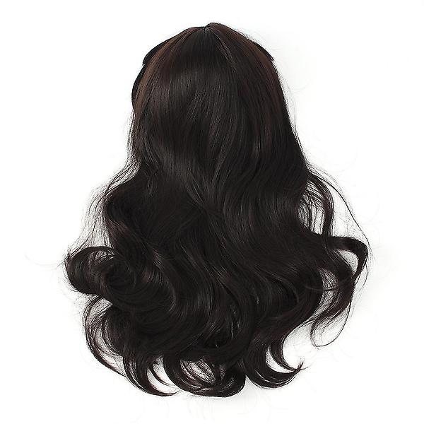  [언니네 가발] 내추럴 웨이브 긴머리 통가발(블랙)