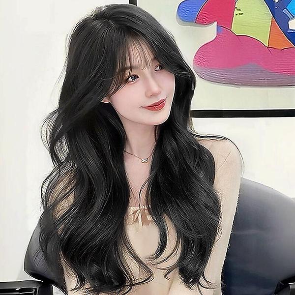  [언니네 가발] 내추럴 웨이브 긴머리 통가발(블랙)