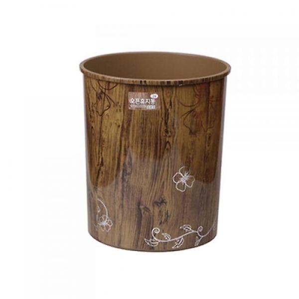  우드 오픈 휴지통 3호 15리터 생활용품 가정용휴지통