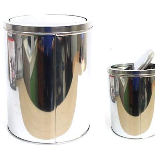  스텐 휴지통 쓰레기통 분리수거 휴지통 스윙 14L