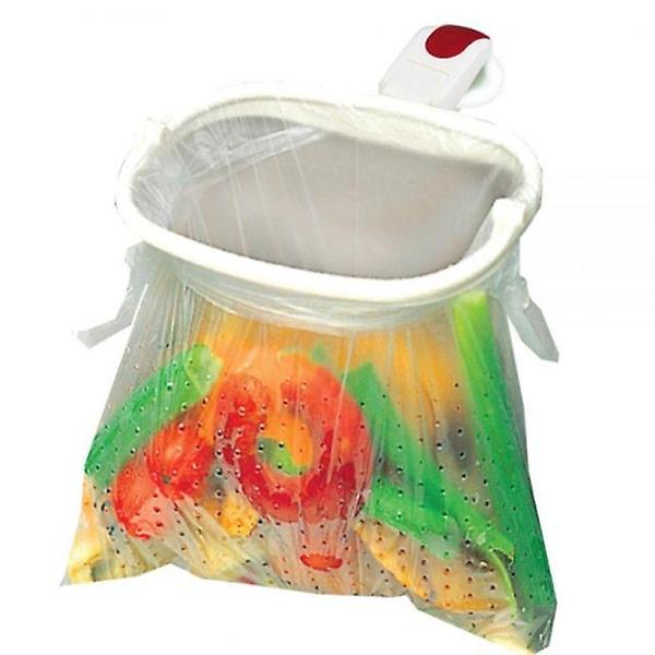  주방 싱크대 음식물 쓰레기 봉지걸이 청소용품 휴지통