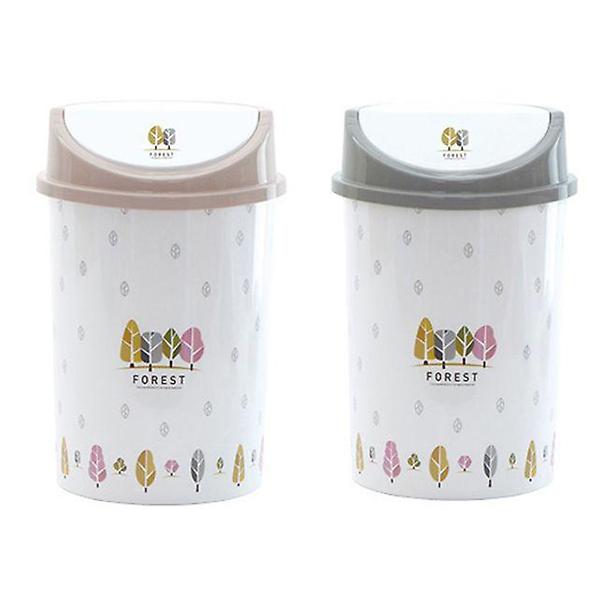  FOREST 원형푸쉬휴지통 3L