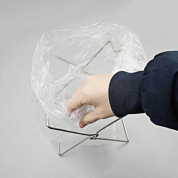  휴지통 거치대 봉투 음식물 접이식 비닐봉지 쓰레기