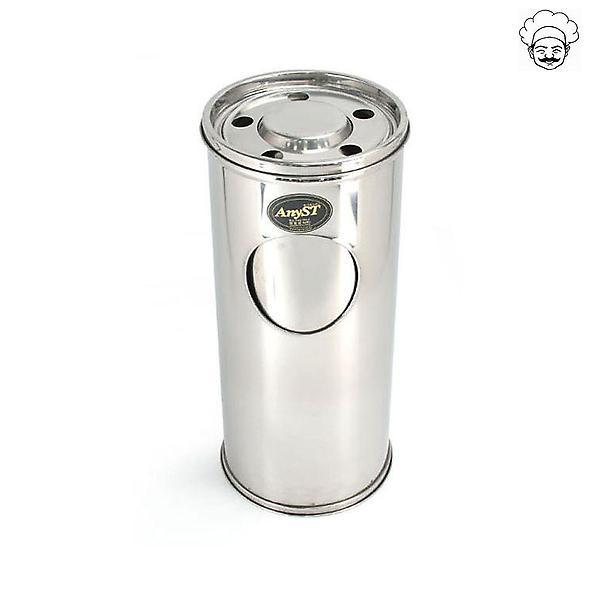  재떨이 겸용 야외용 스텐휴지통(대) 38L