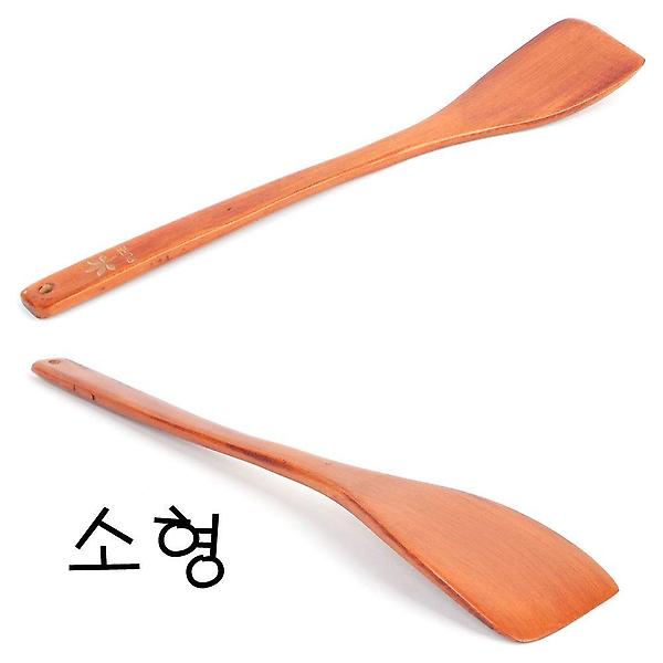 다용도 따스한 원목 뒤지개 소형 옻칠 뒤집개 편리한