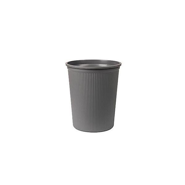  클린 오픈휴지통 그레이 7L 원형 창신리빙