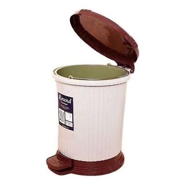  파스텔 원형 페달휴지통 대(20L)