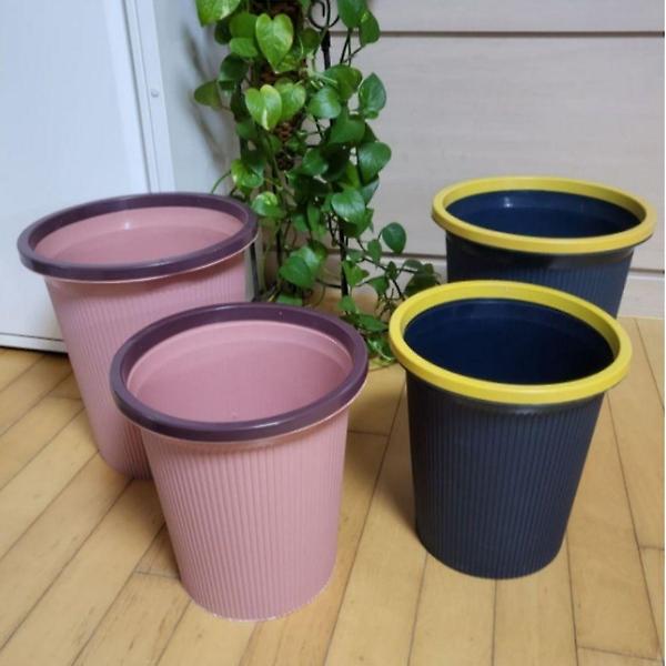  오픈 화장실 휴지통 대형 네이비