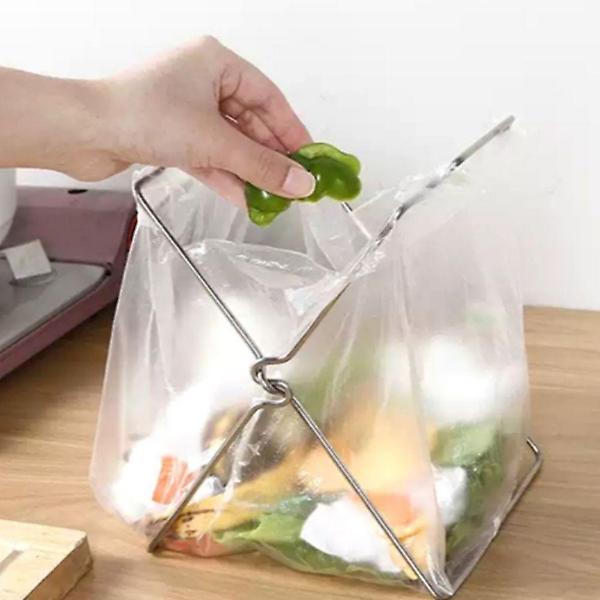  주방 캠핑 봉투걸이 쓰레기봉투 접이식 비닐거치대